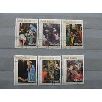 Продажа коллекции с 1 рубля! Искусство на почтовых марках мира.