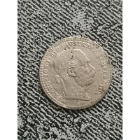 10 крейцеров Австрия 1869 г. С рубля