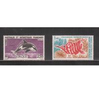 Французские Антарктические Территории-1993(Мих.304-305) , ** , Морская Фауна,Рыбы