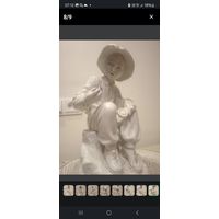 Фарфоровая статуэтка =Юный геолог=ЗХК=