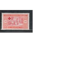 Сенегал-1915,(Мих.70)  * , Французские колонии, Стандарт,Надп.Красный Крест