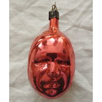 Ёлочная игрушка голова клоуна