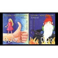 2005 Босния и Герцеговина (хорват.) 152-153 Герои детских сказок. Дюймовочка и Малик Тинтилинич **