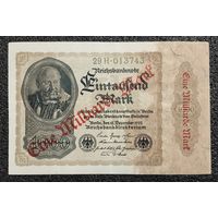 1 миллиард марок Германия 1923 г. надпечатка (на 1000 1922)
