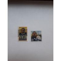 Марки США  Лауреат нобелевской премии Мира  1964 М Л Кинг