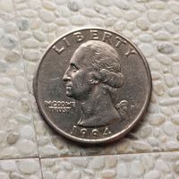 1/4 доллара (квотер) 1994(Р) года США.