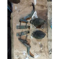 Защелки лобового и отбойники заднего борта. ГАЗ-69