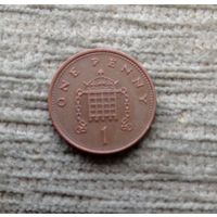 Werty71 Великобритания 1 пенни 2000 Елизавета 2