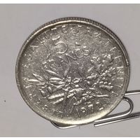 Франция. 5 франков 1972