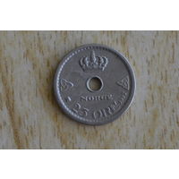 Норвегия 25 эре 1927 с 1 руб