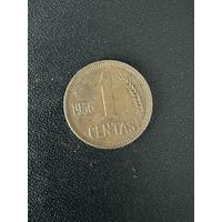 1 цент 1936 года. Хорошее состояние. С 1 рубля