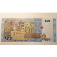 Сирия, 500 фунтов 2013 г. Серия B/03. UNC.