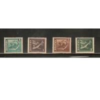 Исландия-1939(Мих.208-211) , ** , Морская Фауна, Рыбы