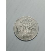 Нигерия  10 Кобо 1974 года .