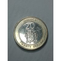 Ямайка 20 долларов 2017 года .