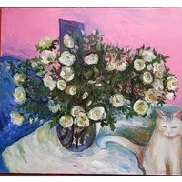 "розы", 2001, 80/72см., 2001.