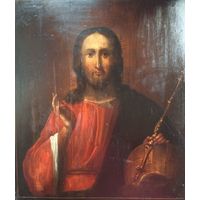 Господь Вседержитель (благословляющий рукою). Россия, 19 век