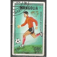 Монголия. ЧМ по футболу Мехико'86. 1986г. Mi#1767.