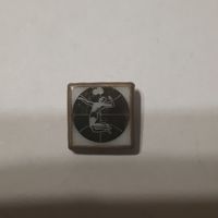 Значок зеркальный, спортивный, - волейбол. СССР.