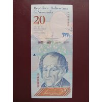 Венесуэла 20 боливаров 2018 UNС