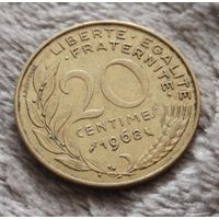 20 сантимов 1968 Франция