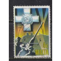 Мальта 1992 Зенитчики 2 Мировой войны Крест Св Георгия Форт Св Эразма #887