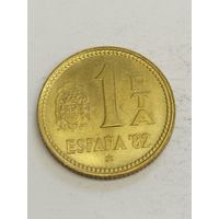 Испания 1 песета 1980(82)
