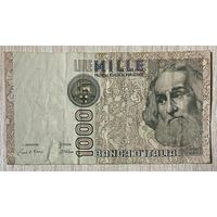 Банкнота 1000 лир. 1982 год, Италия. Марко Поло