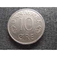 Дания, 10 эре 1977, KM# 860