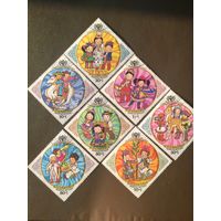 Год детей. Монголия,1979, серия 7 марок