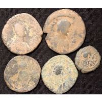 Фоллисы 7 века, Византия. Одним лотом!