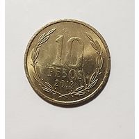 Чили 10 песо, 2013