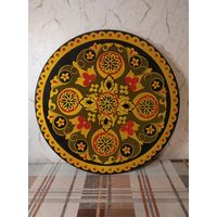 Настенная тарелка. Панно. СССР. Хохлома.30 см.