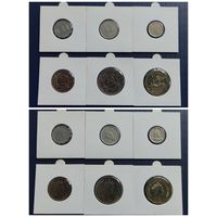 Распродажа !!! Белиз 6 монет (1, 5, 10, 25, 50 центов, 1 доллар) 1991-2015 гг. UNC