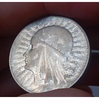 5 злотых Ядвига.1932г.