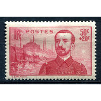 Франция - 1937г. - Пьер Лоти, писатель - 1 марка - полная серия, MH [Mi 358]. #2-Fr-45-A-2