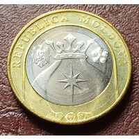 Молдавия 5 леев, 2018     ( 2-9-4 )