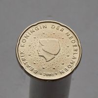 Нидерланды 20 евроцентов 2003 (1-ый тип)