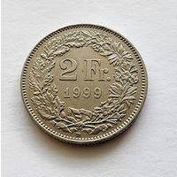 Швейцария 2 франка, 1999
