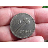 Фиджи.10 центов.1969. С 20 копеек. Распродажа коллекции. Смотрите другие лоты.