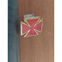 Значок Мальтийский крест
