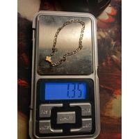 Цепочка серебро 1.35 гр.