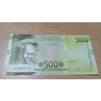 500 франков 2018года Гвинеи