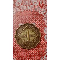 Британская Индия 1 Анна 1942