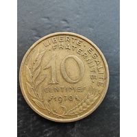 Франция 10 сантимов 1970