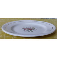 Тарелка-1 эпохи СССР. Будянский фаянсовый завод - Серп и Молот (Буды), 1967-1991 гг