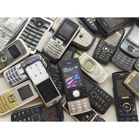 Лот старых мобильных телефонов в работу. С 1 рубля!