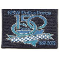 Нарукавный знак  посвященный 150-летию полиции штата Новый Южный Уэльс (NSW Police Force) в Австралии, которое отмечалось в 2012 году