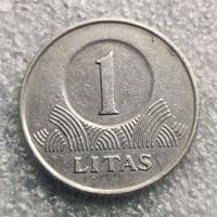Литва 1 лит  1999 г.  (2)