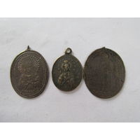 ИКОНКИ ОБРАЗКИ СТАРИННЫЕ. 3 ШТ.